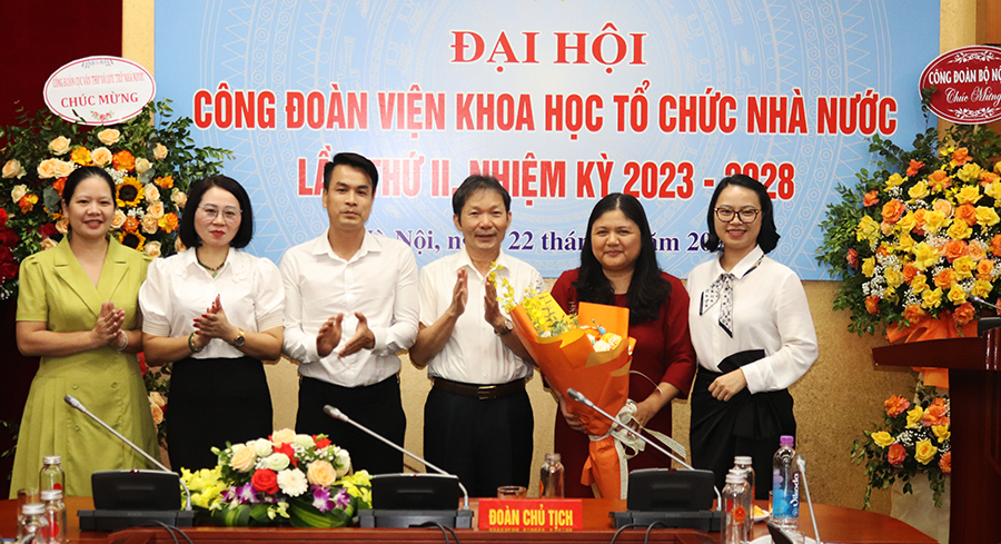 Công đoàn Viện Khoa học tổ chức nhà nước tổ chức thành công Đại hội nhiệm kỳ 2023 – 2028